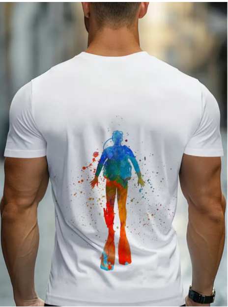 T-Shirt Print-L