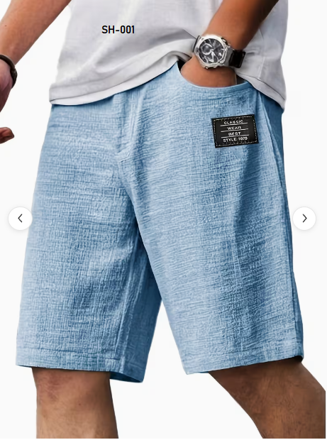 Casual Shorts with Pockets -M
