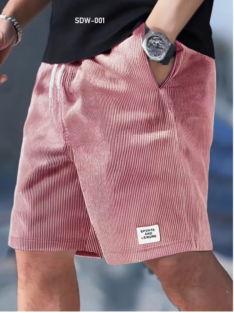 Drawstring Waist Shorts - L