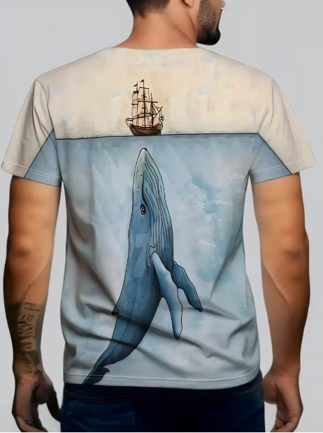 T-Shirt Round Neck -L