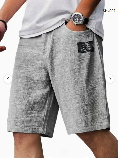 Casual Shorts with Pockets -M