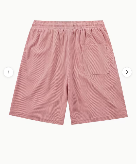 Drawstring Waist Shorts - L
